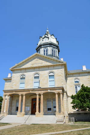 Madison County Courthouse-Winterset, Iowaの写真素材
