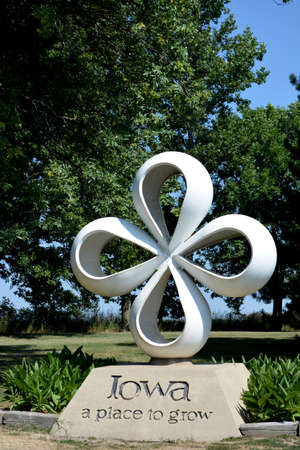 Iowa A Place to Growのeditorial素材