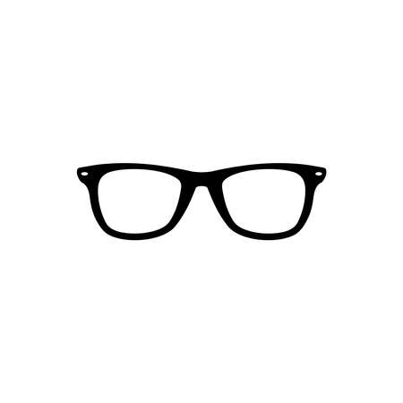 eyeglasses icon vector. eyeglasses icon isolated on white background. eyeglasses icon simple and modern for logo, app, web and design.のイラスト素材