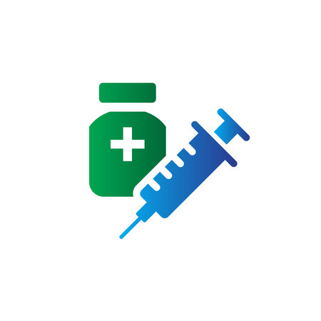 Medicine Icon Design Element. Can be used for Healthcare, Medicine, Pharmacy, Clinic iconのイラスト素材