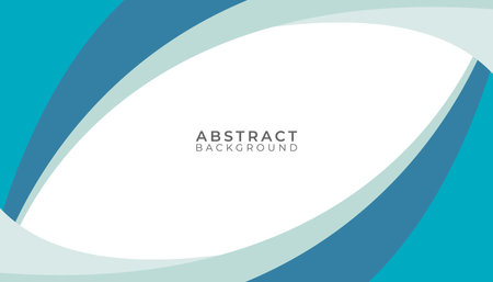 Abstract background with blue wave and white space for text. Vector illustrationのイラスト素材