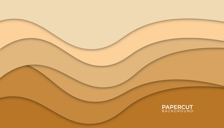 Paper cut background. Abstract paper carve template background. Vector illustration.のイラスト素材