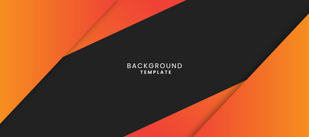 Abstract orange and black background with place for your text. Vector illustrationのイラスト素材
