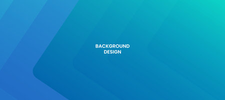 Blue abstract background with geometric shapes. Vector illustration for your design.のイラスト素材