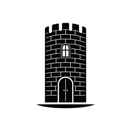 Castle icon. Flat illustration of castle vector icon for web designのイラスト素材