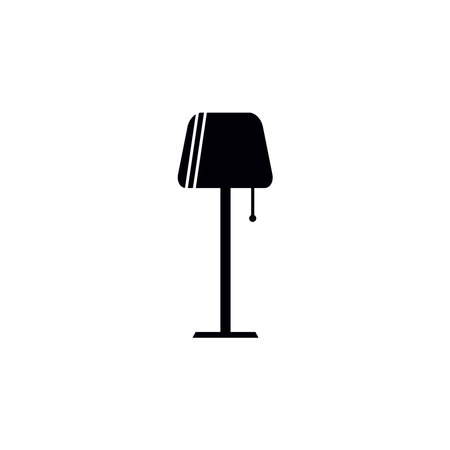 Table lamp icon. Flat design style eps 10 vector illustration.のイラスト素材