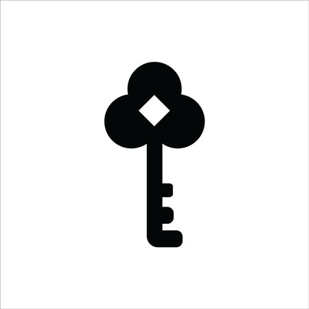Key vector icon. Key vector icon on white background. Key vector iconのイラスト素材