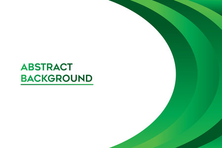 Green abstract background with place for your text. Vector Illustration.のイラスト素材