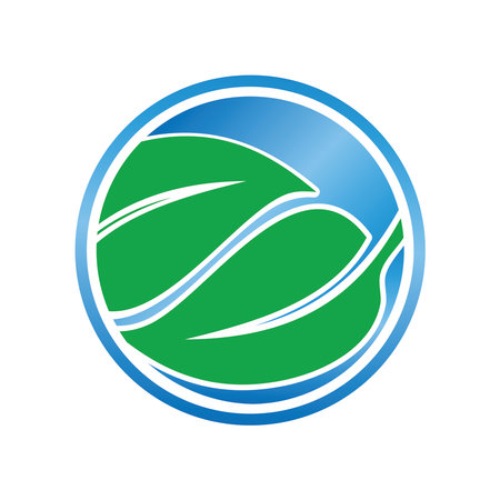 Logo for a natural product. Vector illustration on white background.のイラスト素材