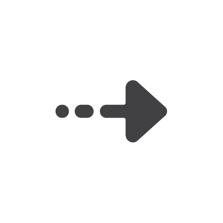 Arrow icon in flat style. Next vector illustration on white isolated background. Next business concept.のイラスト素材