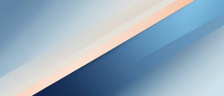 Minimalistic abstract geometric background featuring smooth blue and peach gradients. Ideal for modern design projects and visual concepts.の素材