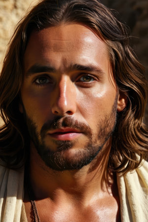 potrait of jesus christの素材