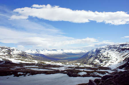 Glacier on Iceland, Europeの写真素材