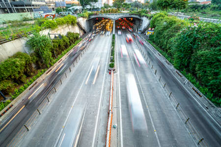 Thu Thiem Tunnel, District 2, Ho Chi Minh Cityのeditorial素材