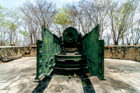Battle of ancient artillery and Big mountain torpedo tunnels - Vung Tau cityのeditorial素材
