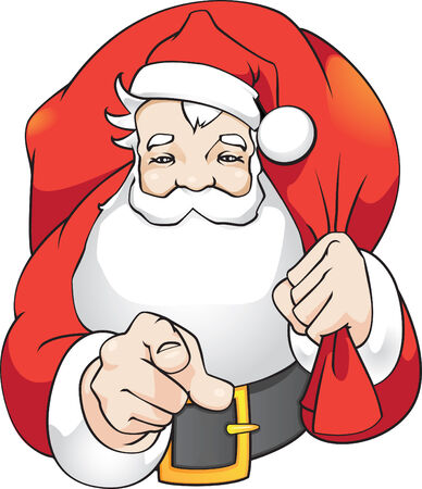 Santa say: のイラスト素材
