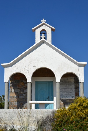 Church in Milatos on Crete, Greece の写真素材
