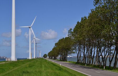 On the headland at Rozenburg is much industry to see but also nature, the port of Rotterdam  The...