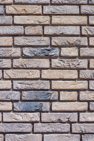 Brick wall in Leidschendam, Netherlands.の写真素材