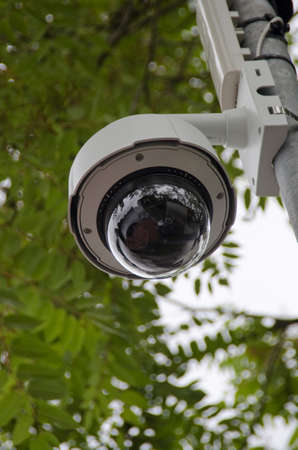A mobile security camera attached to a temporary structure, allows law enforcement to keep a close...