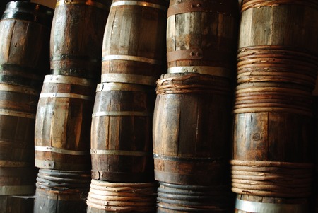 wooden Barrelsの写真素材