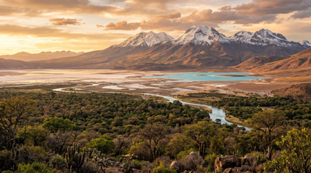 Distinctive nature scenery at Robore Chiquitano Forest, combining Bolivian heritage or natural character with layered depth and atmospheric South American light.