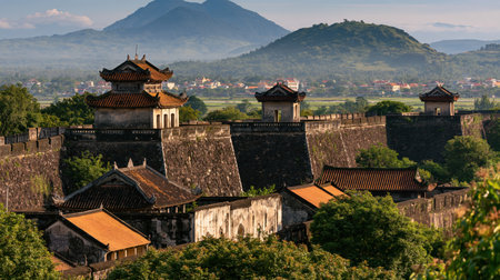 Thanh Hoa Ho Citadel appears under bright sunlight with crisp atmosphere, balanced compression and detailed foreground to background separation.