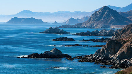 A clear daytime travel view of La Serena Coast with layered perspective, authentic regional detail and vibrant natural tones.