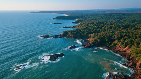 Clear daytime imagery of Goa Coast highlights local identity, elevated visual depth and naturally vivid detail across India.