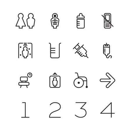 Medical icons - medical related icons.のイラスト素材