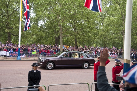 The royal wedding in London, April 29th, 2011のeditorial素材