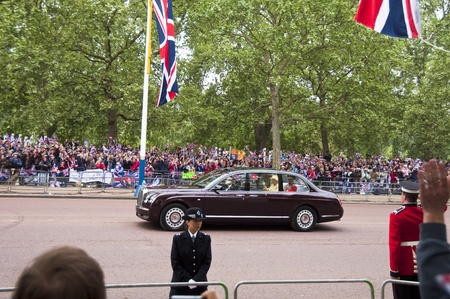 The royal wedding in London, April 29th, 2011のeditorial素材