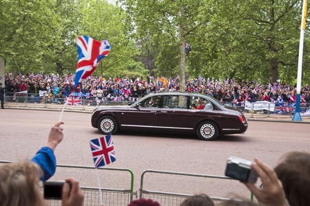 The royal wedding in London, April 29th, 2011のeditorial素材