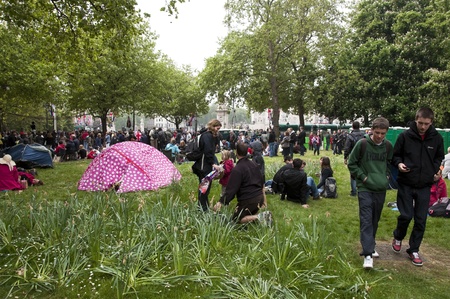The royal wedding in London, April 29th, 2011のeditorial素材