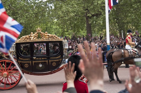 The royal wedding in London, April 29th, 2011のeditorial素材