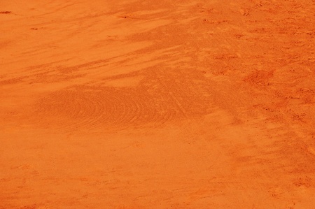 Closup of a clay tennis court at Roland Garros, Paris, Franceの写真素材