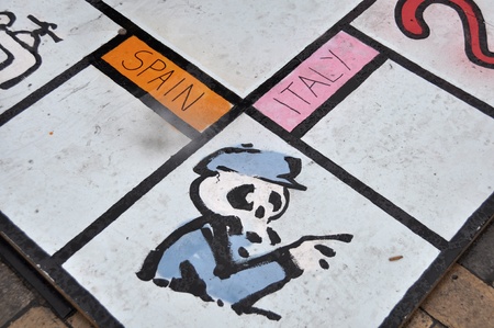 LONDON - OCTOBER 27: Occupy London encampment outside St Paul's cathedral on October 27, 2011 in London. Occupy London is a peaceful demonstration against economic inequality and social injustice.のeditorial素材