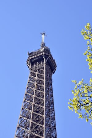 The Eiffel Tower in Paris, franceの写真素材