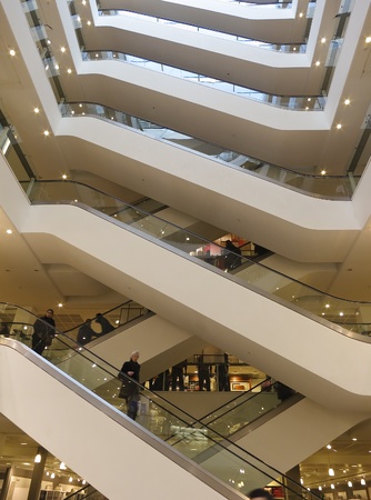 London, UK, April 15, 2012: Peter Jones department store located on Sloane squareのeditorial素材