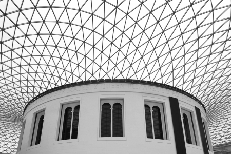 The Great Court, British Museum in London, UKのeditorial素材