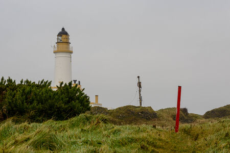 Turnberry lighthouse in Scotland, UKの写真素材