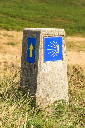 Camino de Santiago signのeditorial素材
