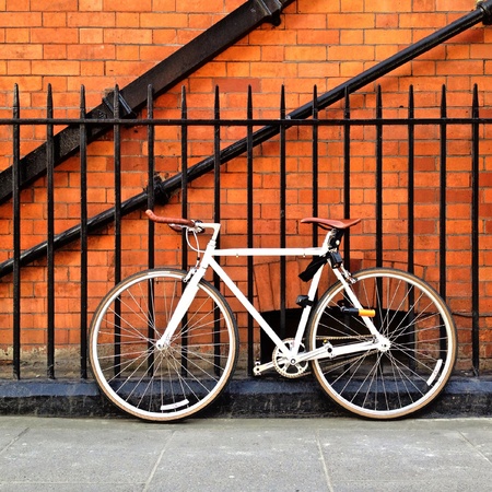 White fixie White fixie