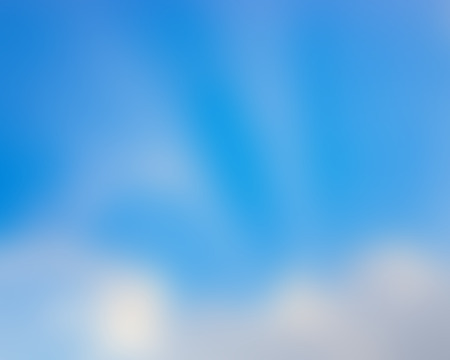 Blue sky and clouds blurred backgroundの写真素材