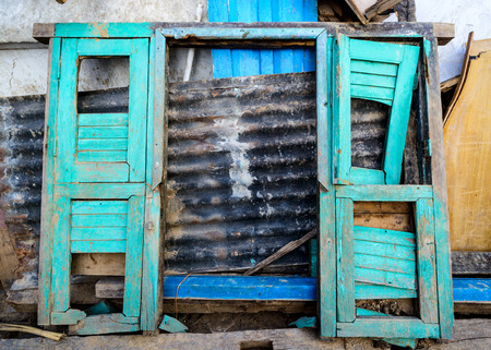 KATHMANDU, NEPAL - MAY 22, 2015: Swayambhunath, a UNESCO World Heritage Site, was severely damaged after two major earthquakes hit Nepal on April 25 and May 12, 2015.のeditorial素材