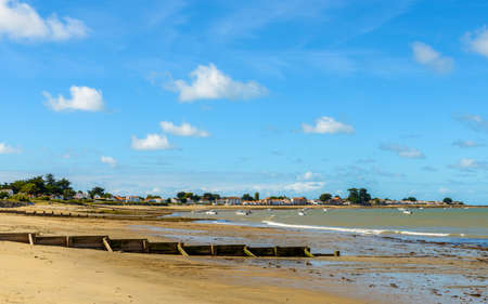 Noirmoutier island landscape in Vendée Franceの写真素材