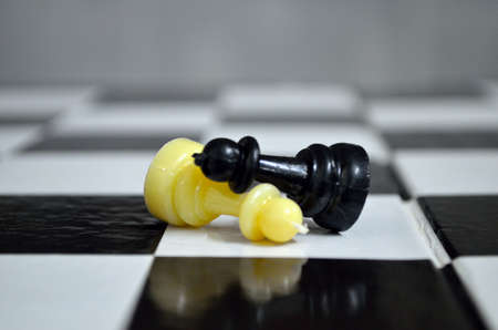 The roll of soldier in chessの写真素材