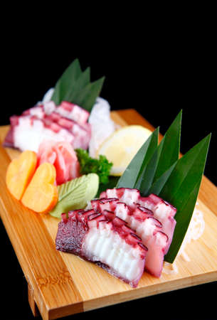 Sashimi of octopusの写真素材