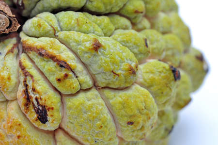 Vietnamese custard apple on a white background