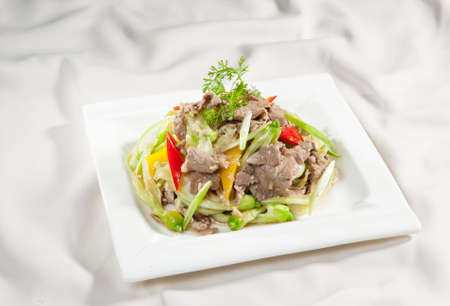 Beef saladの写真素材